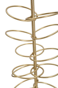 Kerzenhalter Rings Gold Weiß – Kerzenhalter