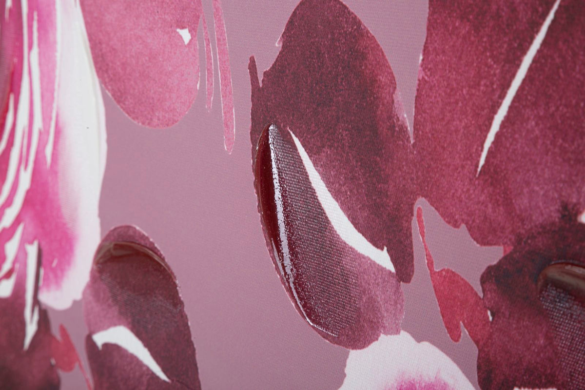 Wandbild Optik Floral 120 cm – Leinwandbild Deko