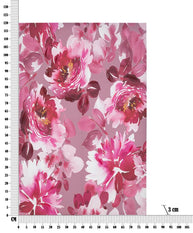 Wandbild Optik Floral 120 cm – Leinwandbild Deko