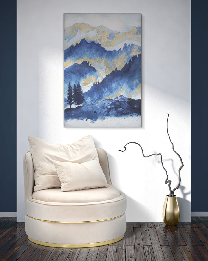 Wandbild Berge 120 cm – Leinwandbild Deko