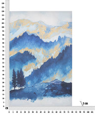 Wandbild Berge 120 cm – Leinwandbild Deko