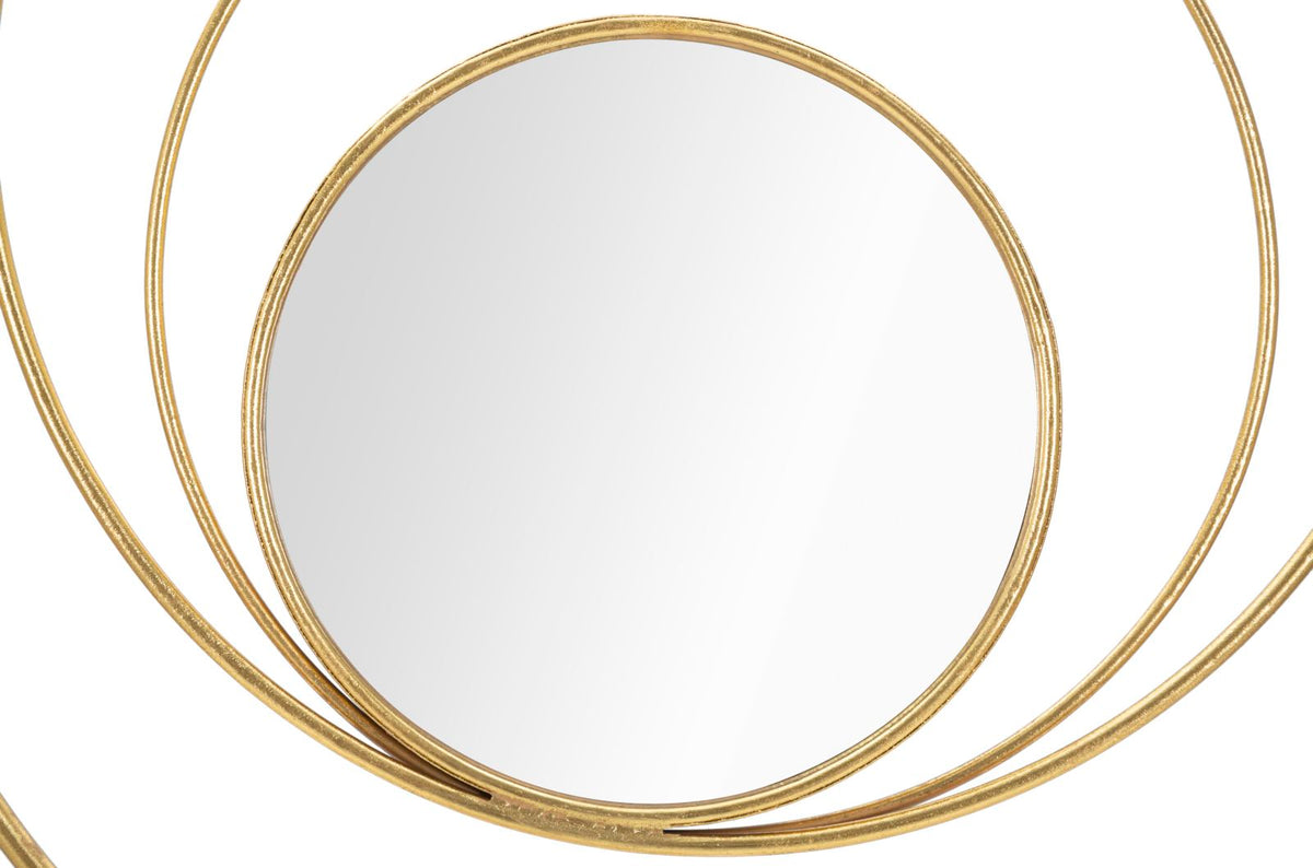 Spiegel Rund Gold 80 cm