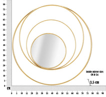 Spiegel Rund Gold 80 cm