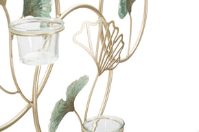 Wandkerzenhalter Greenery Bunt 3er Glas – Kerzenhalter Wand