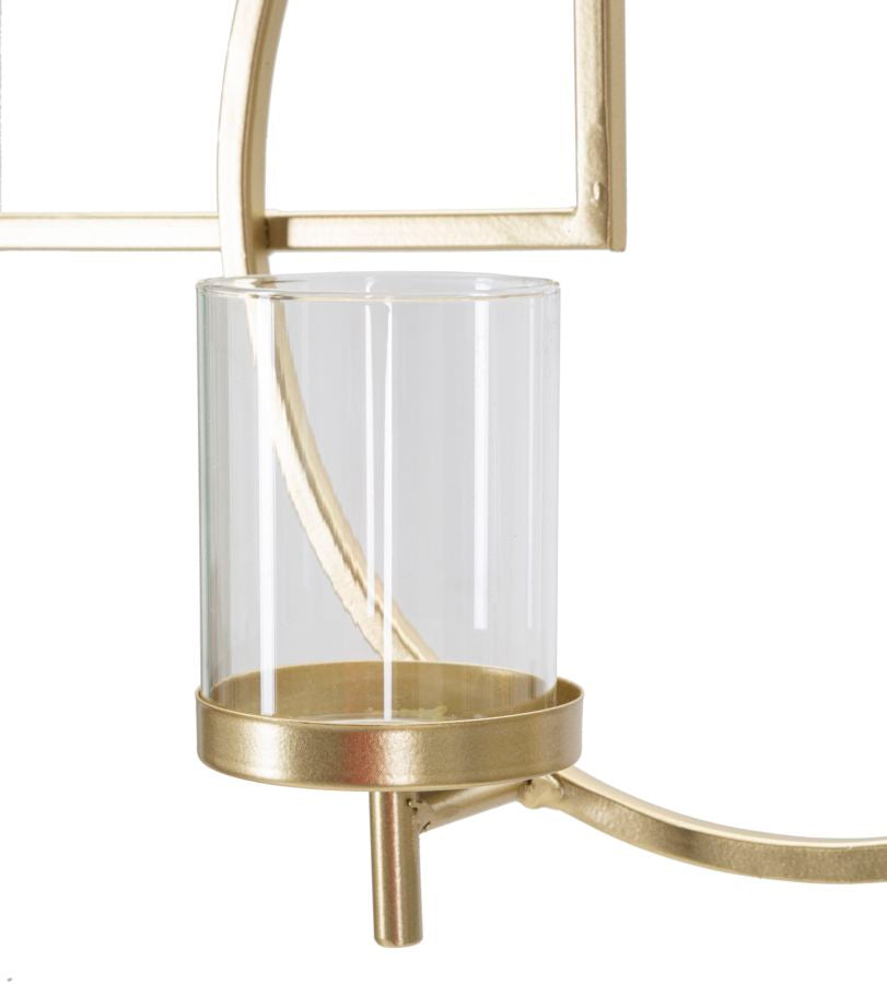 Wandkerzenhalter Marie Gold Kreise – Kerzenhalter Wand