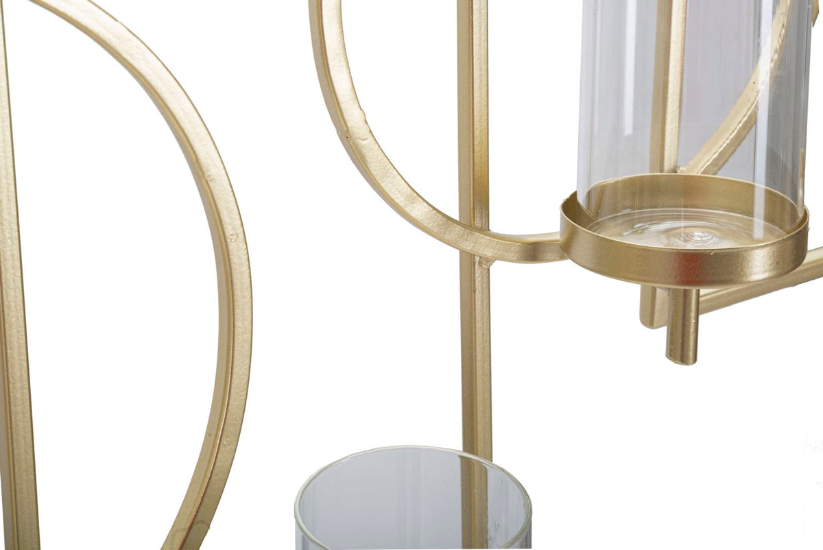 Wandkerzenhalter Marie Gold Kreise – Kerzenhalter Wand