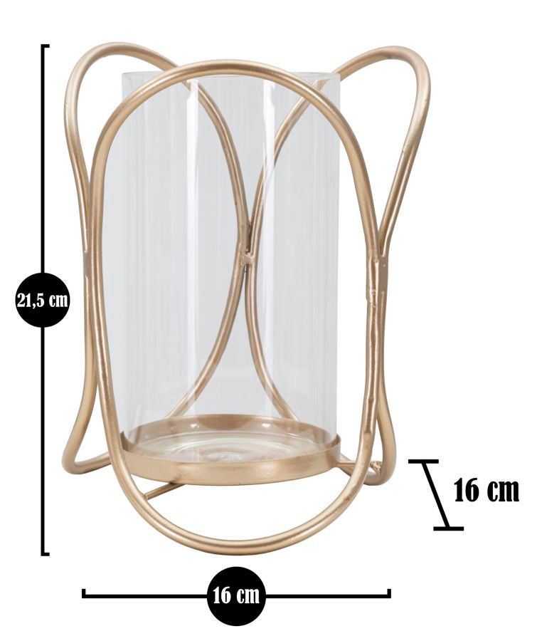 Teelichthalter Glox Dunkel Glas – Windlicht Deko