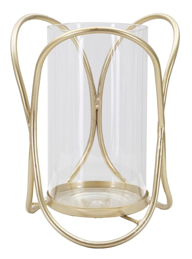 Teelichthalter Glox Gold Glas – Windlicht Deko