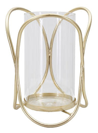 Teelichthalter Glox Gold Glas – Windlicht Deko