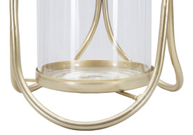 Teelichthalter Glox Gold Glas – Windlicht Deko