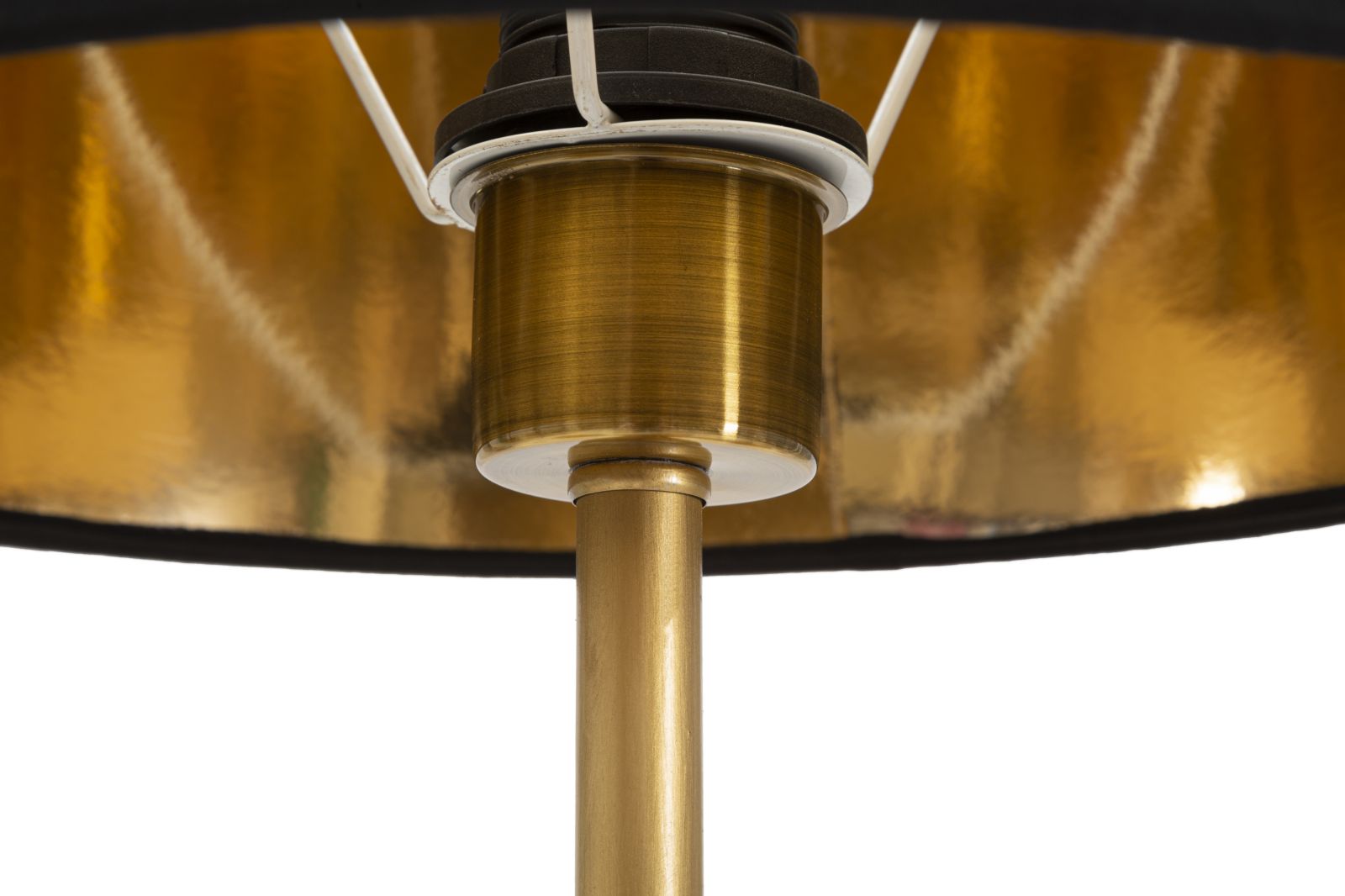 Tischlampe Papageien Schwarz Gold 62,5 cm – Tischleuchte