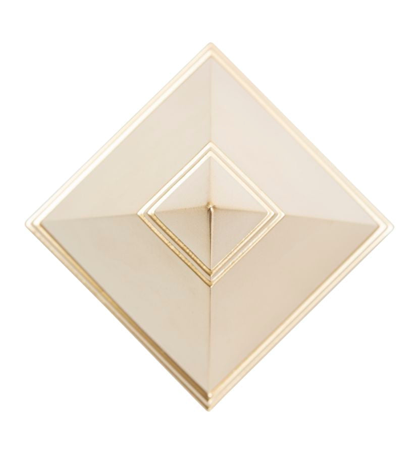 Dekofigur Pyramide Gold 15,5 cm – Skulptur Deko