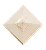 Dekofigur Pyramide Gold 15,5 cm – Skulptur Deko