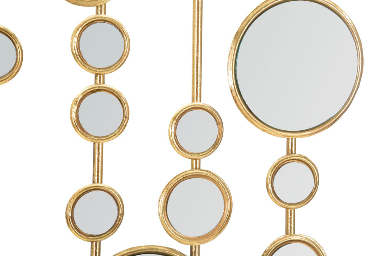 Wandpaneel Spiegel Gold 90 cm – Wanddeko
