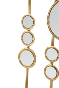 Wandpaneel Spiegel Gold 90 cm – Wanddeko
