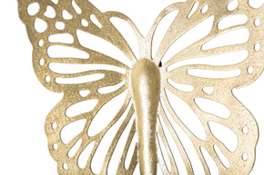 Wandpaneel Schmetterling Gold 29 cm – Wanddeko