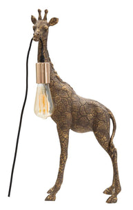 Tischlampe Giraffe Antikgold 60 cm – Tischleuchte