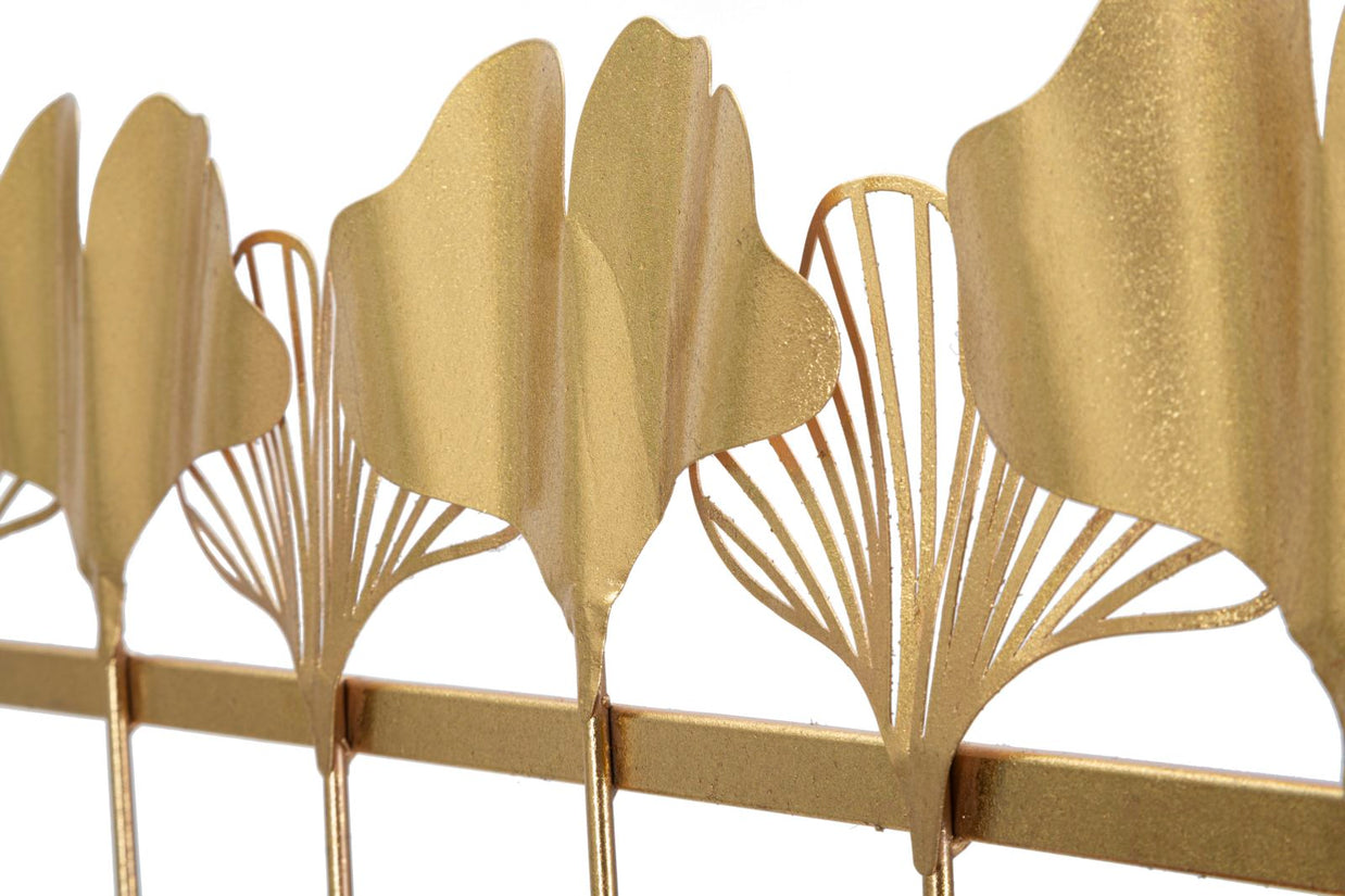 Garderobe Blätter Gold 7 Haken – Hakenleiste Flur