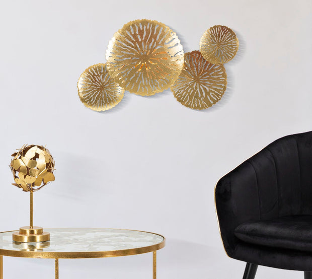Wandleuchte Geometrisch Gold 28 cm – Wandlampe