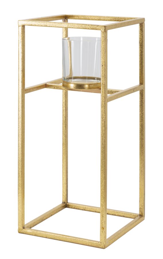 Kerzenständer Elegant Gold Glas – Kerzenhalter Deko
