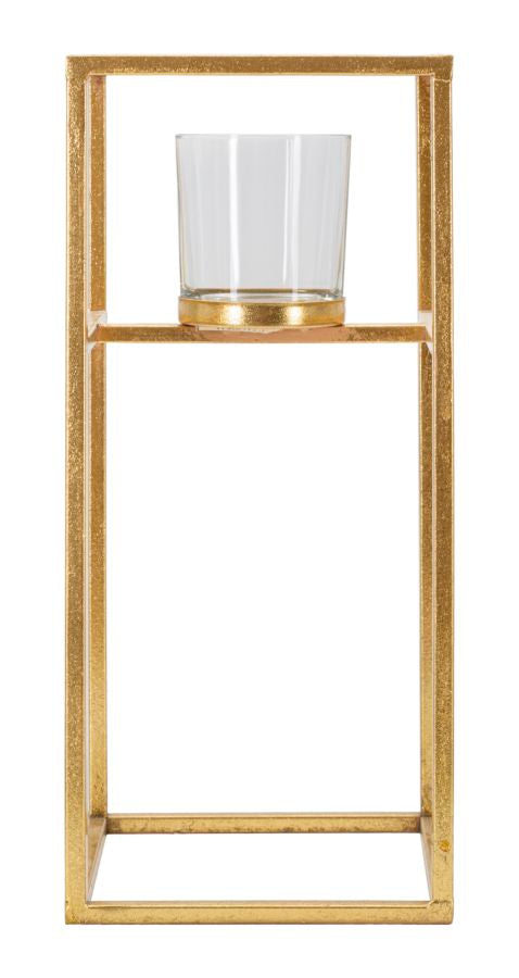 Kerzenständer Elegant Gold Glas – Kerzenhalter Deko