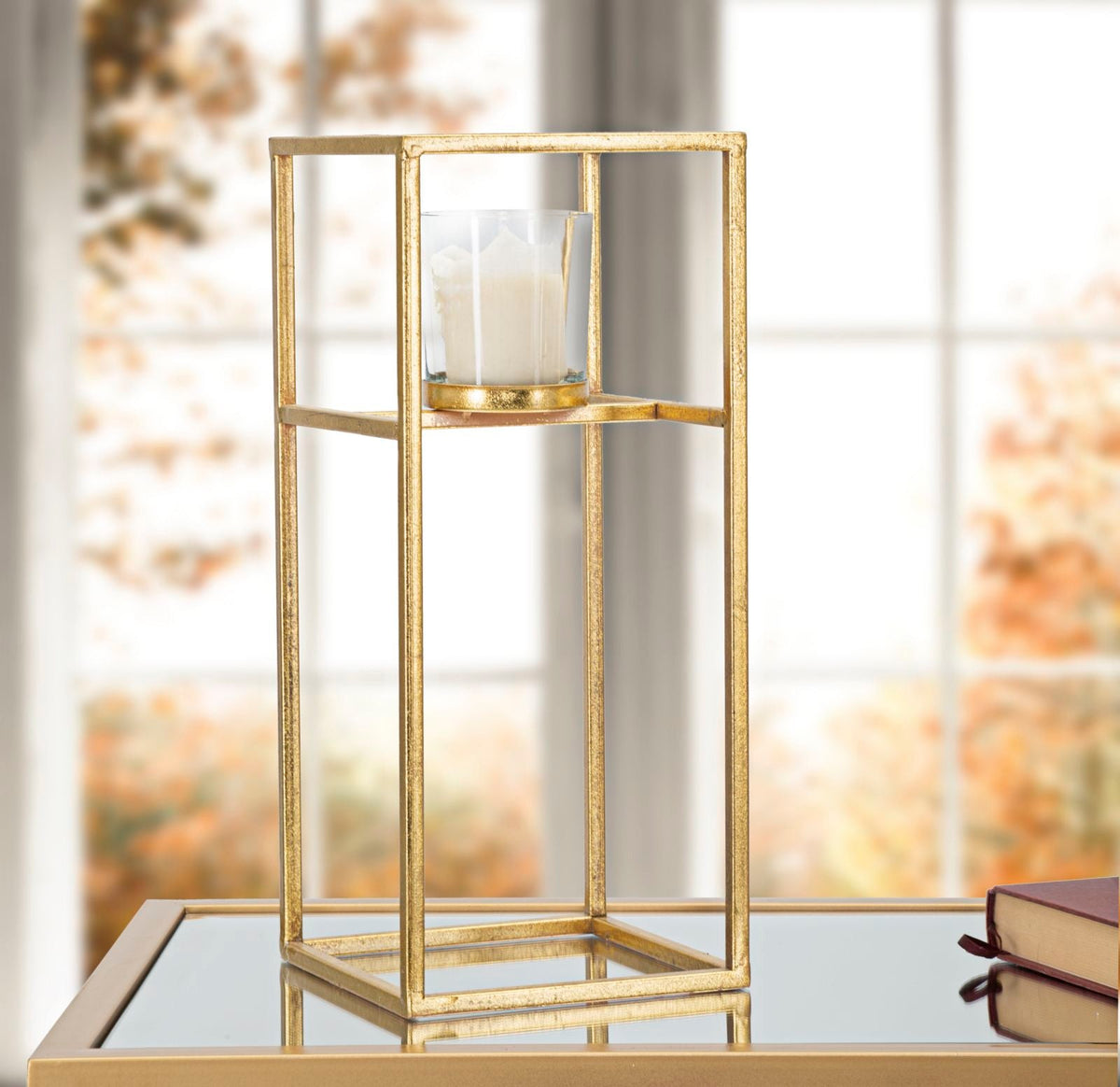 Kerzenständer Elegant Gold Glas – Kerzenhalter Deko