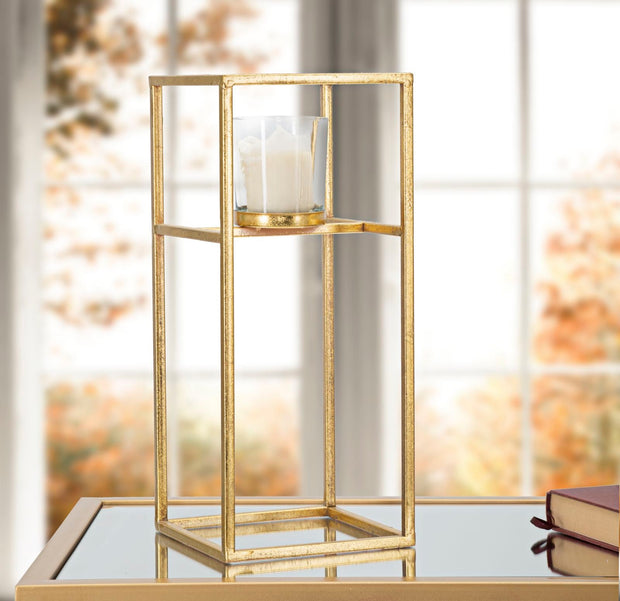 Kerzenständer Elegant Gold Glas – Kerzenhalter Deko