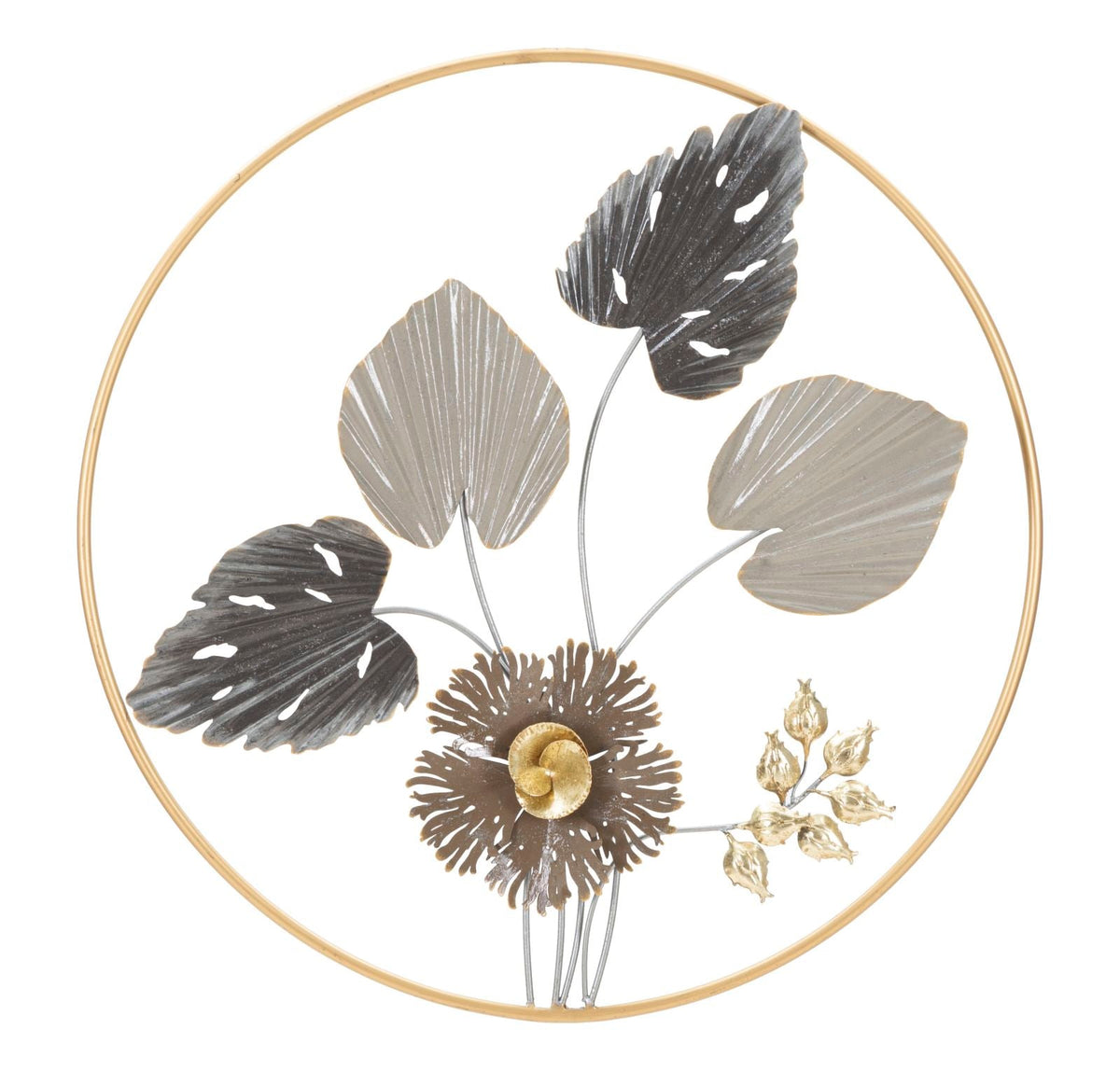 Wandpaneel Blumen Bunt 65,4 cm – Wanddeko