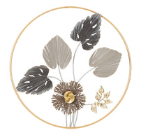 Wandpaneel Blumen Bunt 65,4 cm – Wanddeko