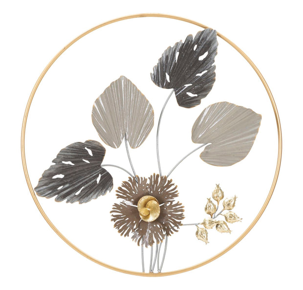 Wandpaneel Blumen Bunt 65,4 cm – Wanddeko