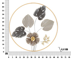 Wandpaneel Blumen Bunt 65,4 cm – Wanddeko