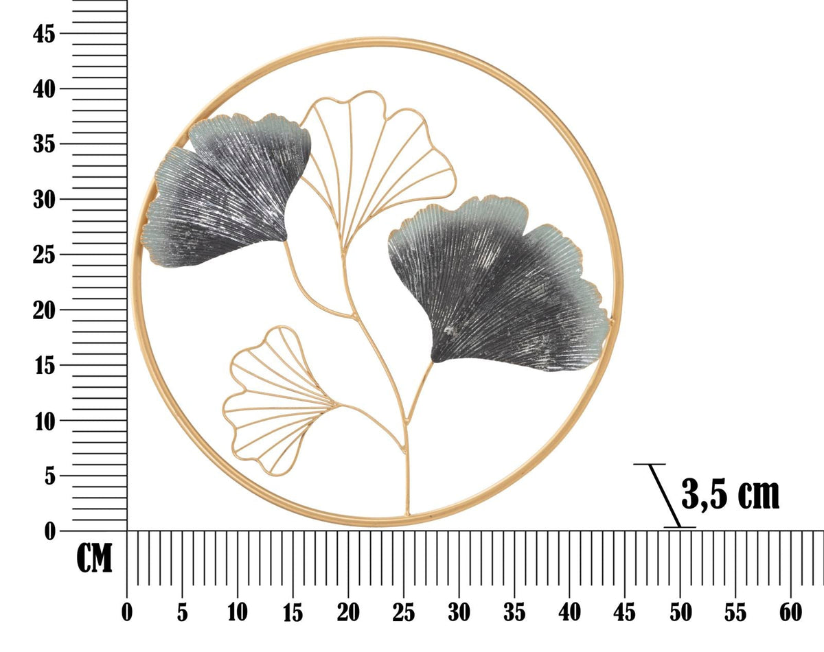 Wandpaneel Blumen Bunt 45,5 cm – Wanddeko