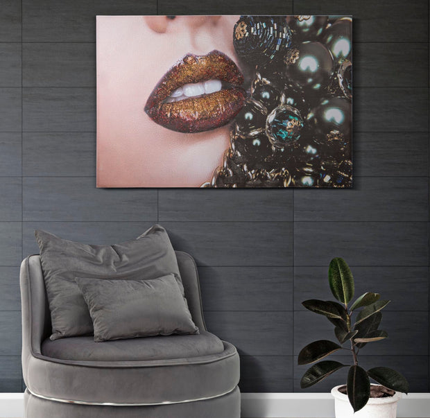 Wandbild Frau 120 cm A – Leinwandbild Deko