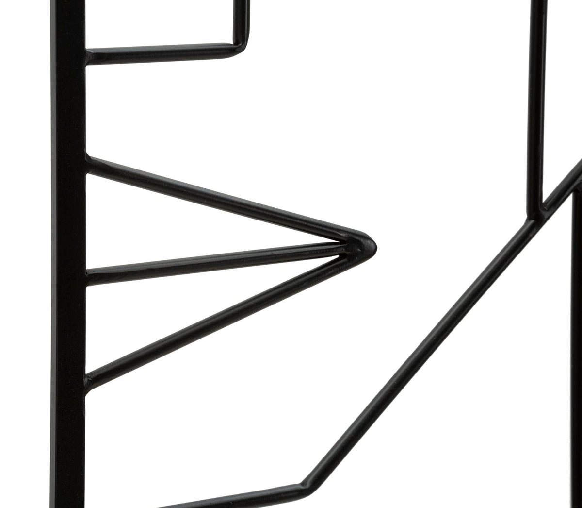 Wandpaneel Gesichter Paar Schwarz 80 cm – Wanddeko