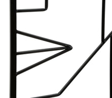Wandpaneel Gesichter Paar Schwarz 80 cm – Wanddeko