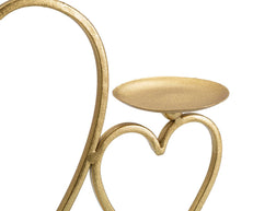 Kerzenständer Herzen Gold Marmor 3er – Kerzenhalter Deko