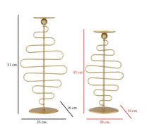 Kerzenhalter Alid Gold 51 cm – Kerzenständer