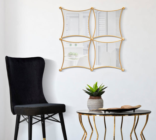 Wandspiegel Jalo Gold 68 cm