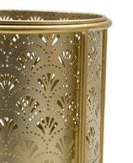 Blumenständer Golvy Gold 2er Set A – Pflanzenständer Deko