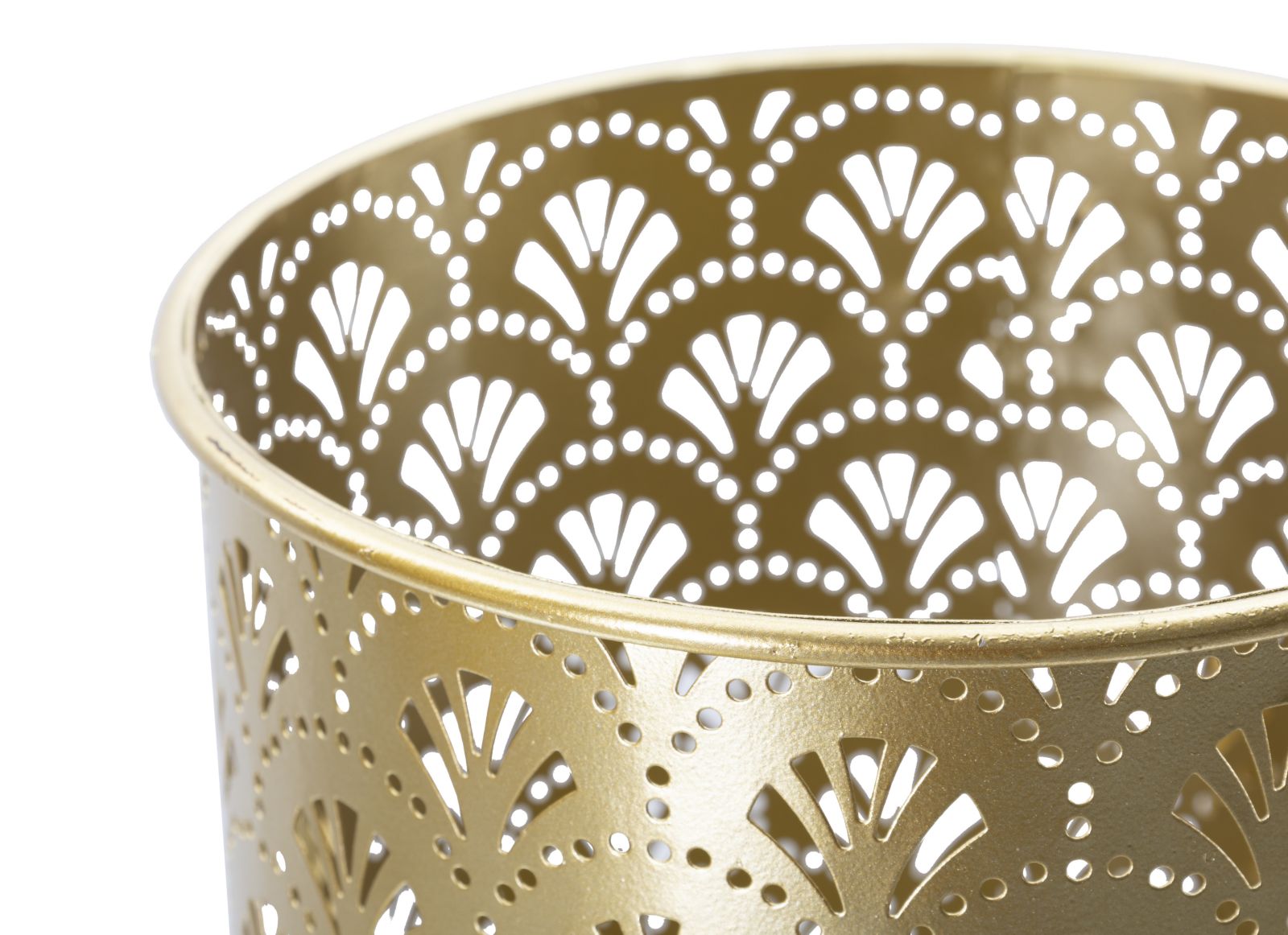 Blumenständer Golvy Gold 2er Set B Hoch – Pflanzenständer Deko