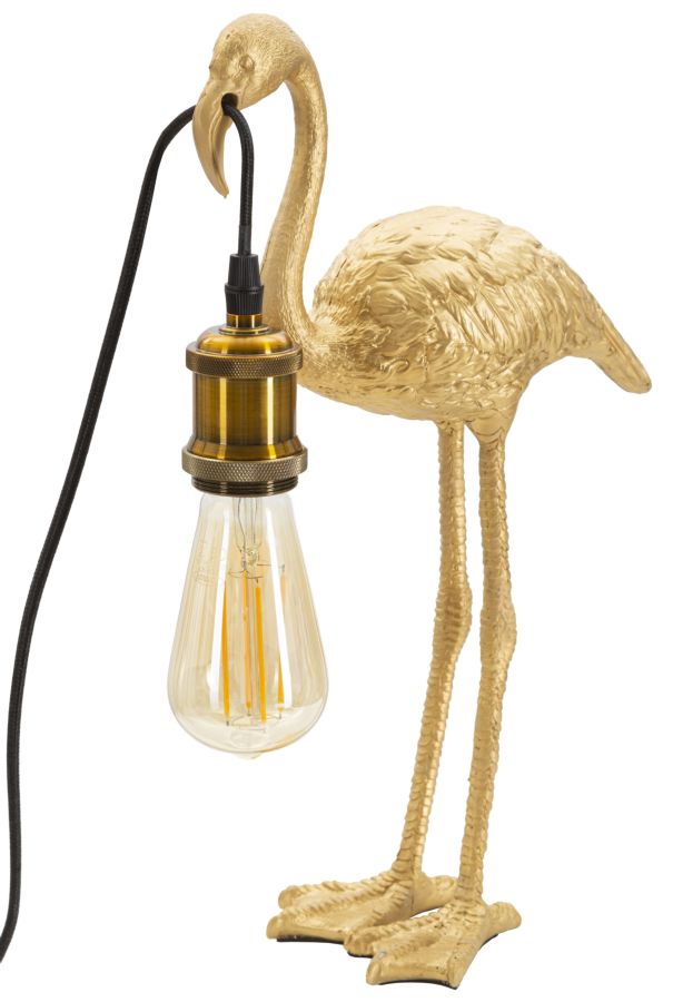 Tischlampe Flamingo Gold – Tischleuchte