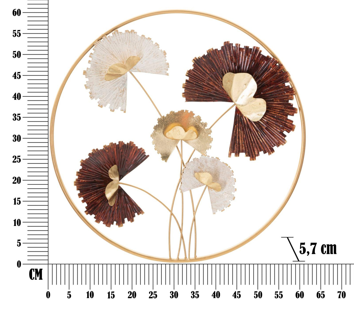 Wandpaneel Reddy Bunt 61 cm – Wanddeko