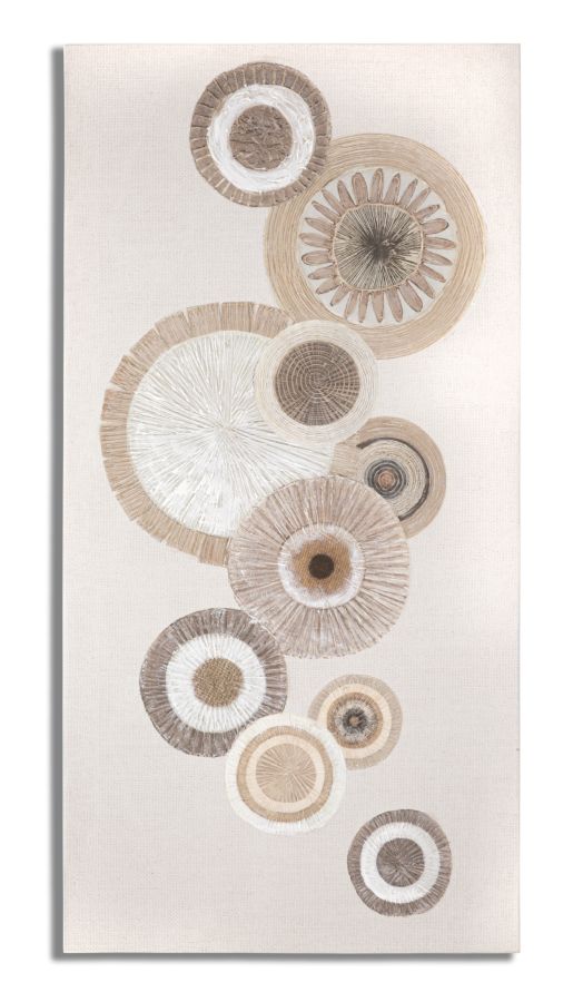 Wandbild Circly Geometrisch 100 cm A – Leinwandbild Deko