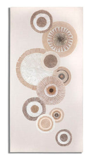 Wandbild Circly Geometrisch 100 cm A – Leinwandbild Deko
