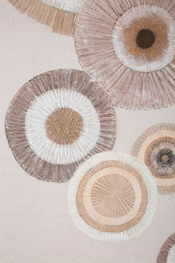 Wandbild Circly Geometrisch 100 cm A – Leinwandbild Deko