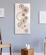 Wandbild Circly Geometrisch 100 cm A – Leinwandbild Deko