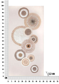 Wandbild Circly Geometrisch 100 cm A – Leinwandbild Deko