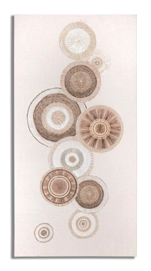 Wandbild Circly Geometrisch 100 cm B – Leinwandbild Deko