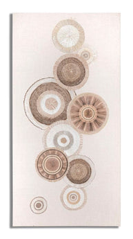 Wandbild Circly Geometrisch 100 cm B – Leinwandbild Deko