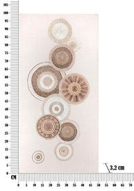 Wandbild Circly Geometrisch 100 cm B – Leinwandbild Deko
